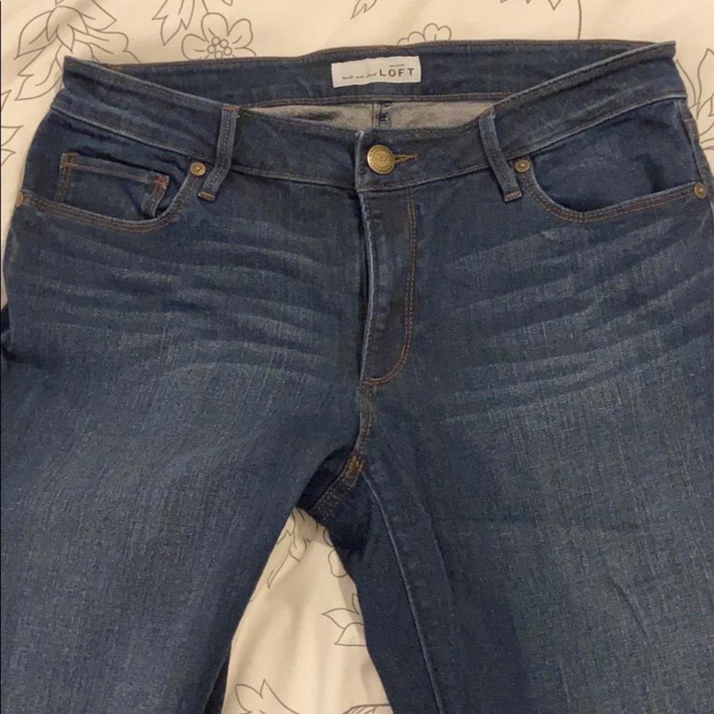 Loft curvy skinny jeans